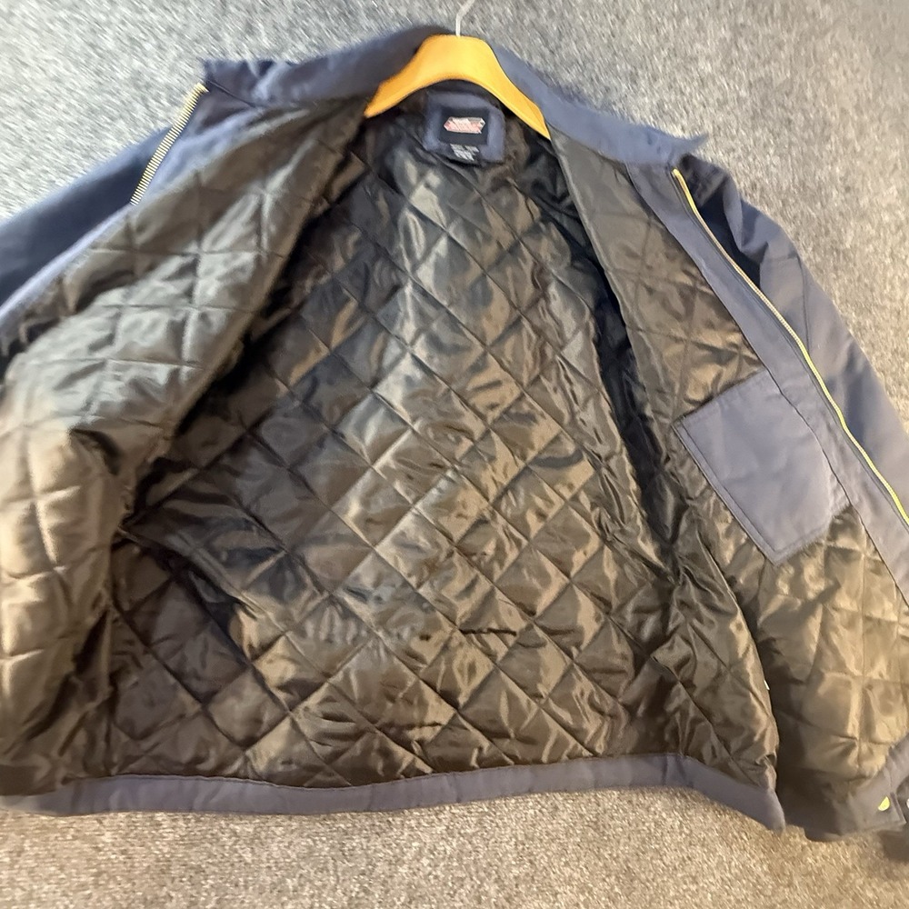 Dickies Quilt Lined Canvas Jacket Mens XL Navy Relaxed Fit NWT NJ309NV - Picture 13 of 16